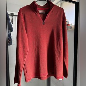 Eddie Bauer size Medium Men’s 1/4 zip
